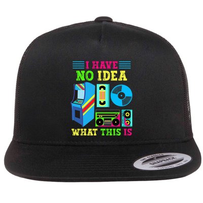 I Have No Idea What This Is 70s 80s 90s Themed Collection Flatbill Hat