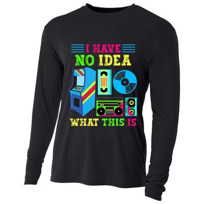 I Have No Idea What This Is 70s 80s 90s Themed Collection Cooling Performance Long Sleeve Crew