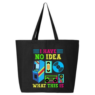 I Have No Idea What This Is 70s 80s 90s Themed Collection 25L Jumbo Tote