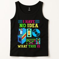 I Have No Idea What This Is 70s 80s 90s Themed Collection Tank Top
