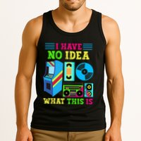 I Have No Idea What This Is 70s 80s 90s Themed Collection Tank Top