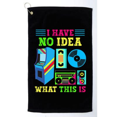 I Have No Idea What This Is 70s 80s 90s Themed Collection Golf Towel