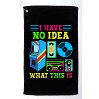I Have No Idea What This Is 70s 80s 90s Themed Collection Golf Towel