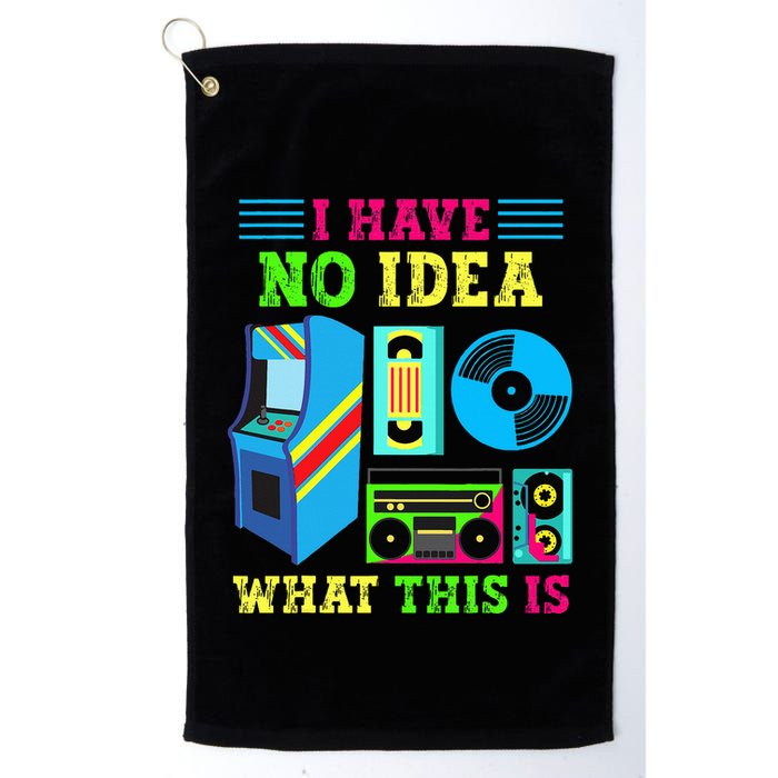 I Have No Idea What This Is 70s 80s 90s Themed Collection Golf Towel