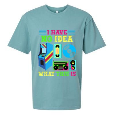 I Have No Idea What This Is 70s 80s 90s Themed Collection Sueded Cloud Jersey T-Shirt