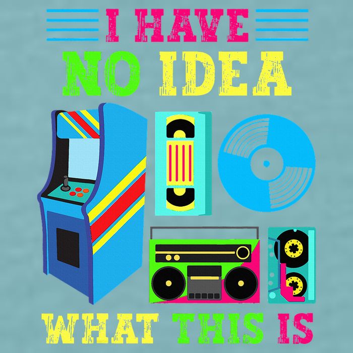 I Have No Idea What This Is 70s 80s 90s Themed Collection Sueded Cloud Jersey T-Shirt
