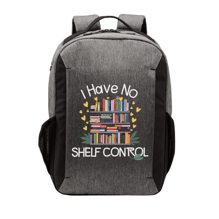 I Have No Shelf Control Funny Library Reading Lovers Vector Backpack