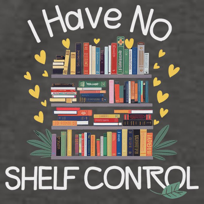 I Have No Shelf Control Funny Library Reading Lovers Vector Backpack