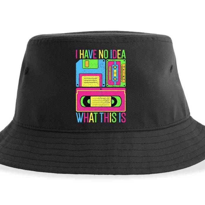 I Have No Idea What This Is 70s 80s 90s Outfit Sustainable Bucket Hat