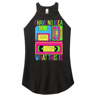 I Have No Idea What This Is  70s 80s 90s Outfit Women’s Perfect Tri Rocker Tank