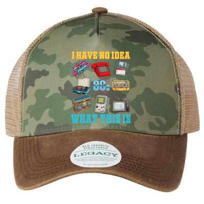I Have No Idea What This Is 70s 80s 90s Theme Legacy Tie Dye Trucker Hat
