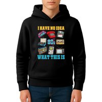 I Have No Idea What This Is 70s 80s 90s Theme Kids Hoodie