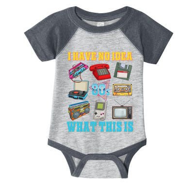 I Have No Idea What This Is 70s 80s 90s Theme Infant Baby Jersey Bodysuit