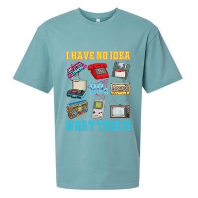 I Have No Idea What This Is 70s 80s 90s Theme Sueded Cloud Jersey T-Shirt