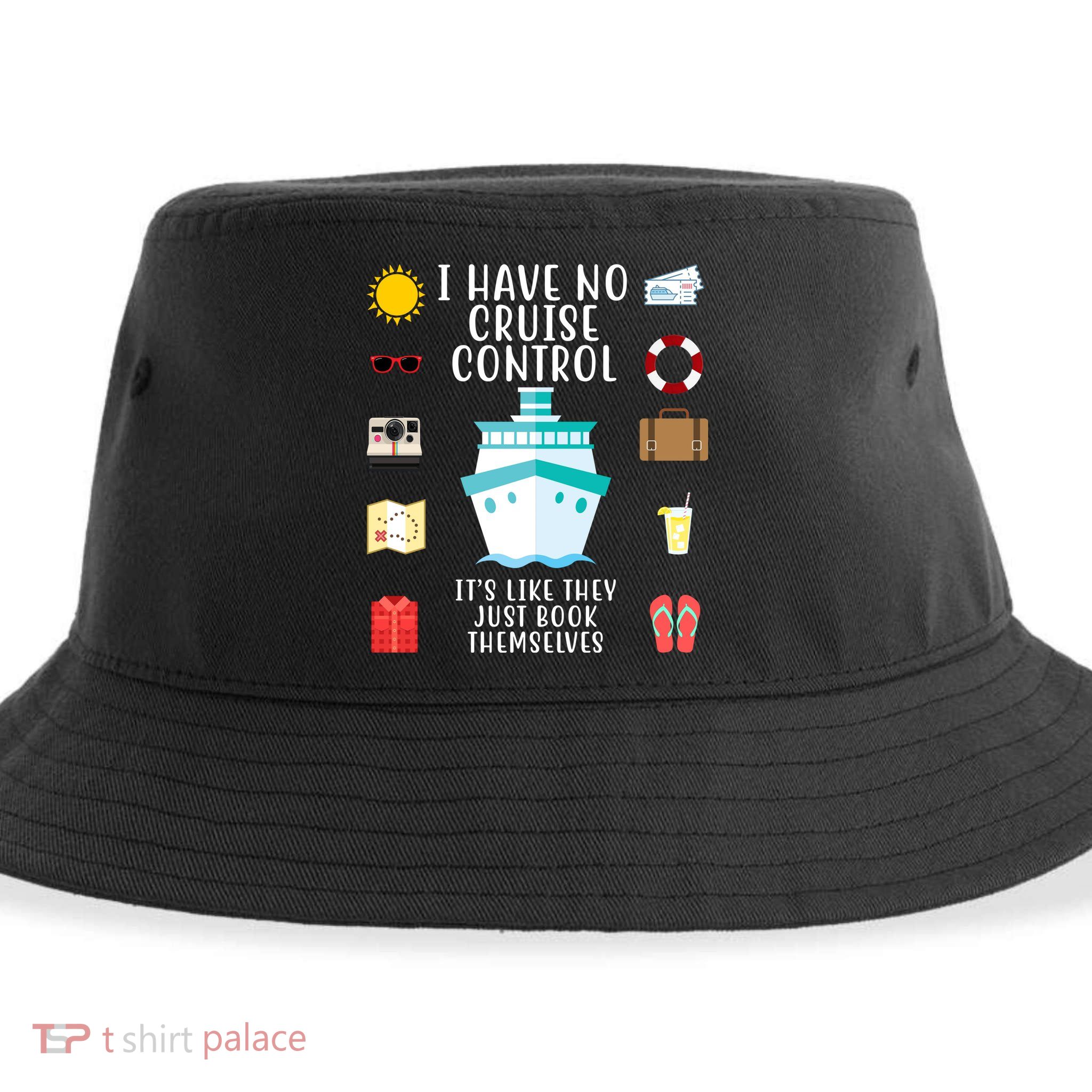 I Have No Cruise Control Funny Sustainable Bucket Hat