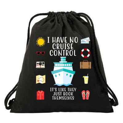 I Have No Cruise Control Funny Drawstring Bag