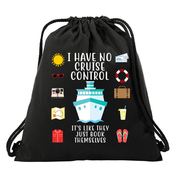 I Have No Cruise Control Funny Drawstring Bag