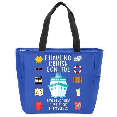 I Have No Cruise Control Funny Zip Tote Bag