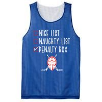 Ice Hockey Naughty List Funny Ice Hockey Player Christmas Funny Gift Mesh Reversible Basketball Jersey Tank