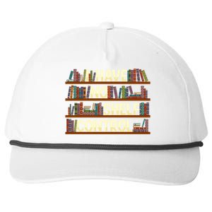 I Have No Shelf Control Book Lover Reading Bookworm Library Gift Snapback Five-Panel Rope Hat