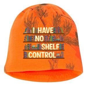 I Have No Shelf Control Book Lover Reading Bookworm Library Gift Kati - Camo Knit Beanie