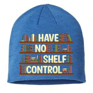 I Have No Shelf Control Book Lover Reading Bookworm Library Gift Sustainable Beanie