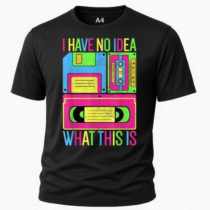 I Have No Idea What This Is Men Women 70s 80s 90s Outfit Cooling Performance Crew T-Shirt