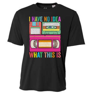 I Have No Idea What This Is 70s 80s 90s Outfit Men Women Kids Cooling Performance Crew T-Shirt