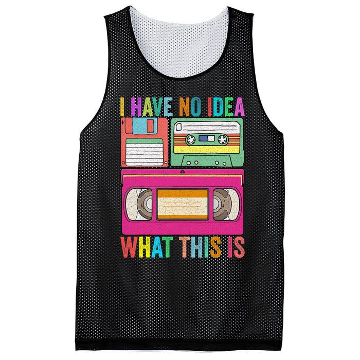 I Have No Idea What This Is 70s 80s 90s Outfit Men Women Kids Mesh Reversible Basketball Jersey Tank