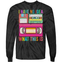 I Have No Idea What This Is 70s 80s 90s Outfit Men Women Kids Tie-Dye Long Sleeve Shirt