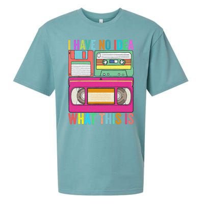 I Have No Idea What This Is 70s 80s 90s Outfit Men Women Kids Sueded Cloud Jersey T-Shirt