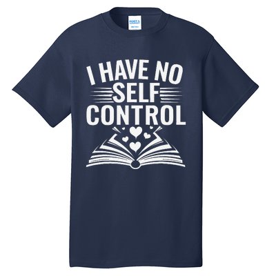 I Have No Shelf Control Funny Read Book Reading Librarian Tall T-Shirt