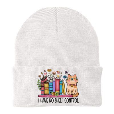 I Have No Shelf Control Literature Library Book Cat Lovers Knit Cap Winter Beanie