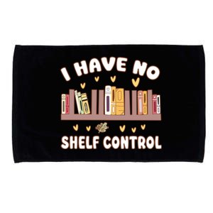 I Have No Shelf Control Funny Bookworm Microfiber Hand Towel