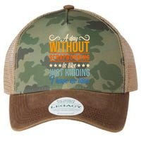 I Have No Idea A Day Without Scrapbooking Funny Gift Legacy Tie Dye Trucker Hat