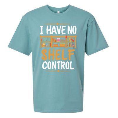 I Have No Shelf Control. Funny Book Lover Sueded Cloud Jersey T-Shirt