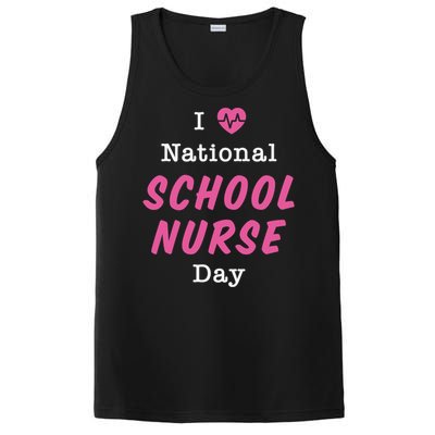 I Heart National School Nurse Day Gift PosiCharge Competitor Tank