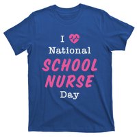 I Heart National School Nurse Day Gift T-Shirt