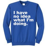 I Have No Idea What I'm Doing Funny Slogan Sweatshirt