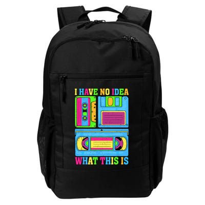 I Have No Idea What This Is 70s 80s 90s Outfit Backpack
