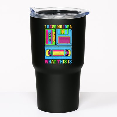 I Have No Idea What This Is 70s 80s 90s Outfit Tumbler
