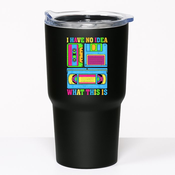 I Have No Idea What This Is 70s 80s 90s Outfit Tumbler