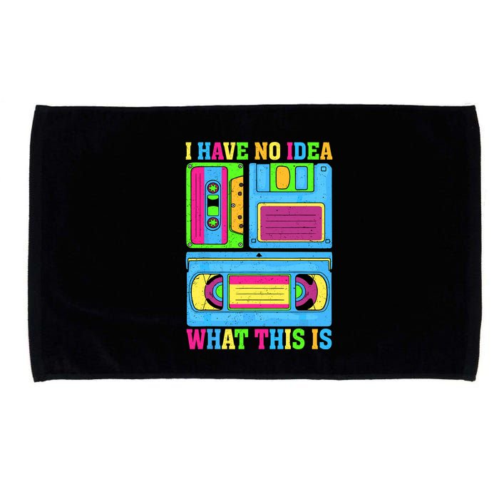 I Have No Idea What This Is 70s 80s 90s Outfit Microfiber Hand Towel