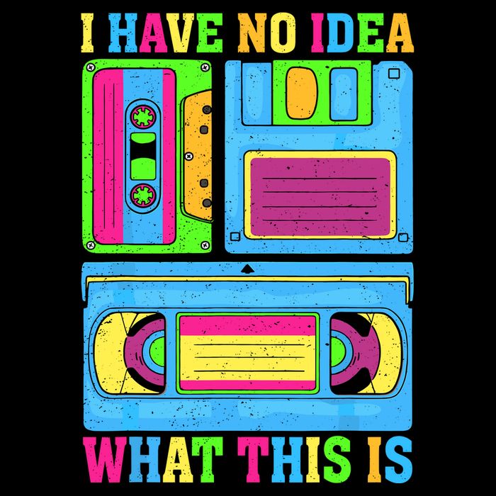 I Have No Idea What This Is 70s 80s 90s Outfit Cropped Pullover Crew