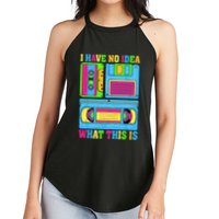 I Have No Idea What This Is 70s 80s 90s Outfit Women's Perfect Tri Rocker Tank
