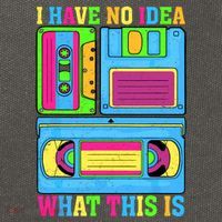 I Have No Idea What This Is 70s 80s 90s Outfit Cotton Canvas Backpack