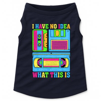 I Have No Idea What This Is 70s 80s 90s Outfit Doggie Tank