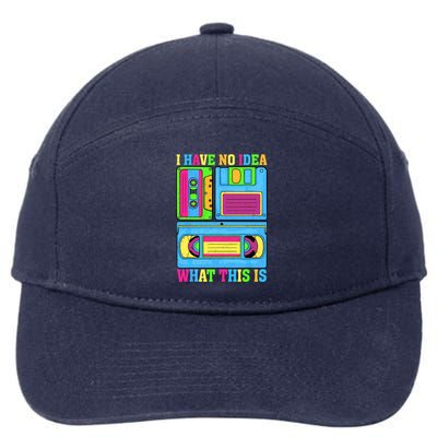 I Have No Idea What This Is 70s 80s 90s Outfit 7-Panel Snapback Hat