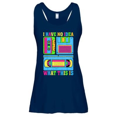 I Have No Idea What This Is 70s 80s 90s Outfit Ladies Essential Flowy Tank