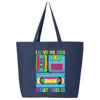 I Have No Idea What This Is 70s 80s 90s Outfit 25L Jumbo Tote